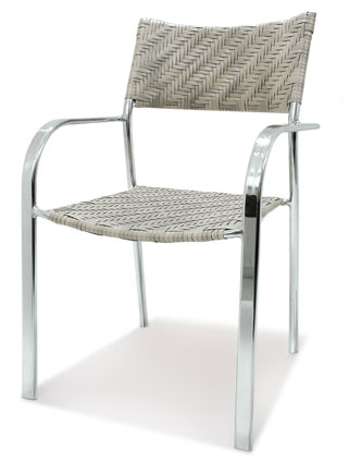 Cadeira Aluminio E Fibra Sintética My 021