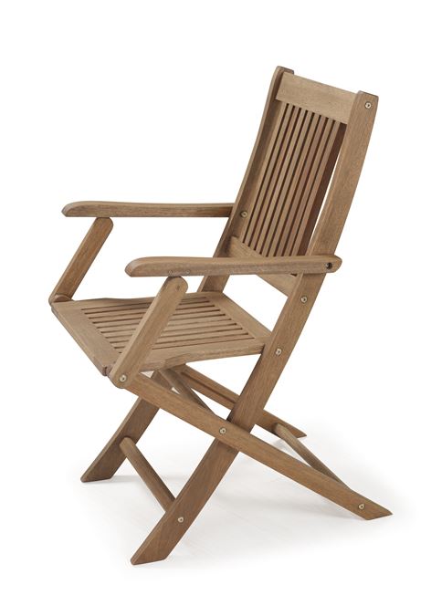 Cadeira Primavera Dobr. Com Braços   Stain Canela 2